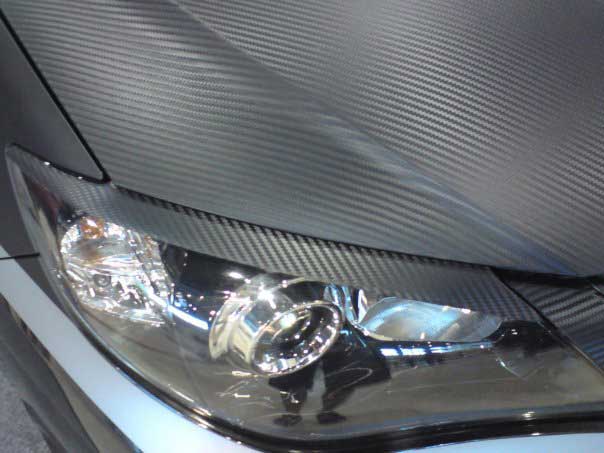 Carbon Fiber Hood Wrap