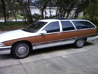 3M DiNoc Wood Grain Vinyl Wrap - Warm Cherry 1995 Buick Roadmaster