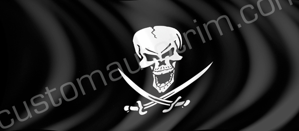 Pirate Flag Rear Window Graphic