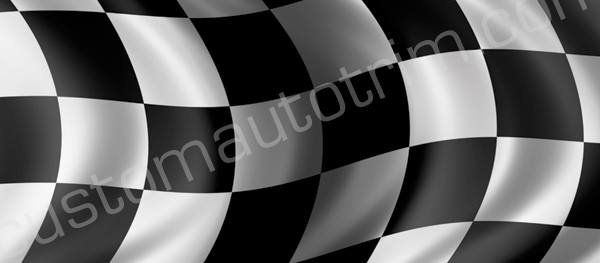 Finish Line Checkered Flag Rear Window Graphic