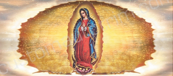 Virgin of Guadalupe Rear Window Graphic