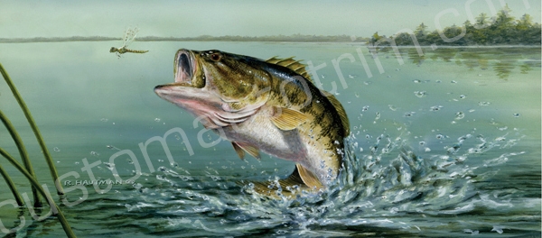 Hautman Large Mouth Bass Rear Window Graphic