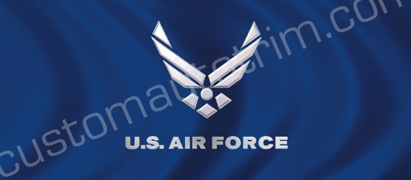 USAF Waving Flag Rear Window Graphic