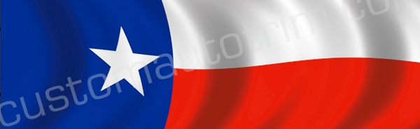 Waving Texas Flag Rear Window Graphic