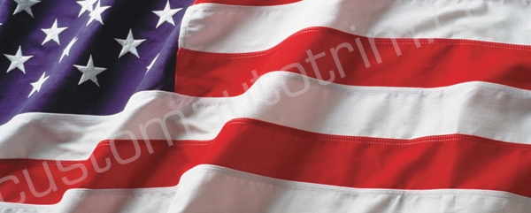 Flying USA Flag Rear Window Graphic