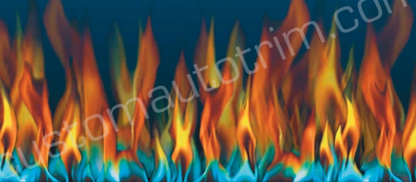 Flames Rear Window Graphics RWG1226