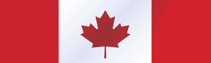 Canadian Flag Rear Window Graphic
