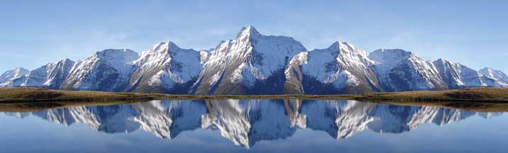 Mountain Lake Rear Window Graphic