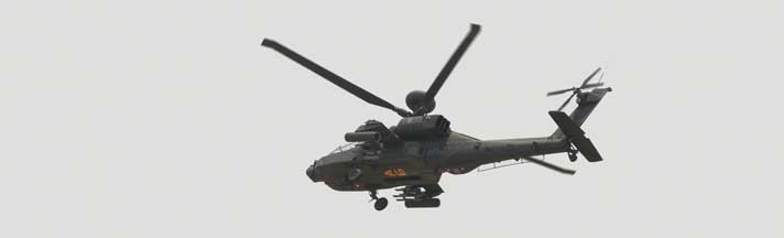 Apache Helicopter Rear Window Graphic