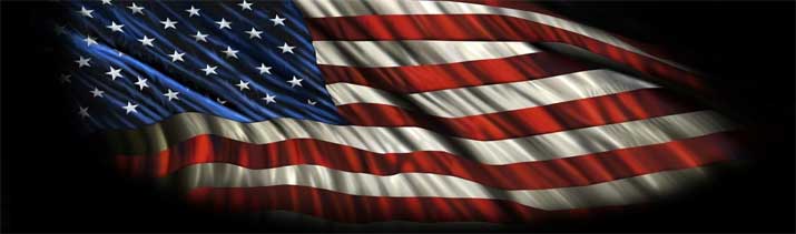 Starry Night American Flag Rear Window Graphic