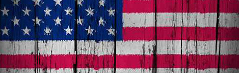 American Wall Flag Rear Window Graphic