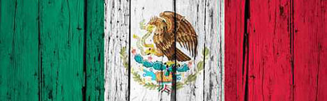 Mexican Wall Flag Rear Window Graphic