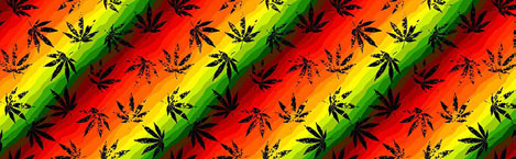 Marijuana Flag Rear Window Graphic