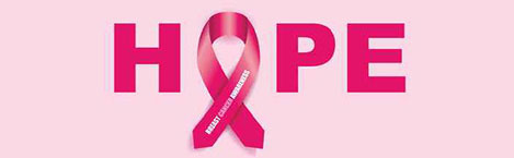 Breast Cancer Hope Ribbon Rear Window Graphic