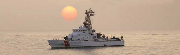 SUNRISE PATROL COAST GUARD Rear Window Graphic