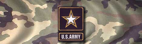 ARMY LOGO ON CAMO Rear Window Graphic