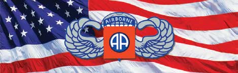 82nd Airborne and Flag Rear Window Graphic