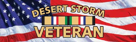 DESERT STORM VET Rear Window Graphic