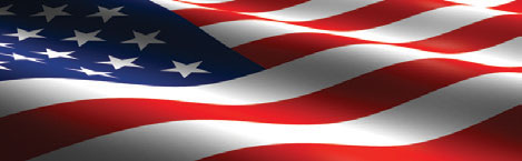 Waving American Flag Rear Window Graphic