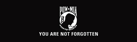 POW MIA FLAG Rear Window Graphic