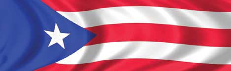 Puerto Rican Flag Rear Window Graphic