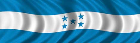 FLAG OF HONDURAS Rear Window Graphic