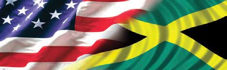 AMERICAN FLAG AND JAMAICAN FLAG Rear Window Graphic