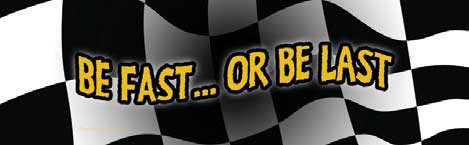 BE FAST OR BE LAST CHECKERED FLAG Rear Window Graphic