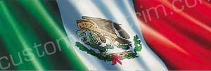 Mexican Flag Rear Window Graphic