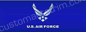 US Air Force Rear Window Graphic